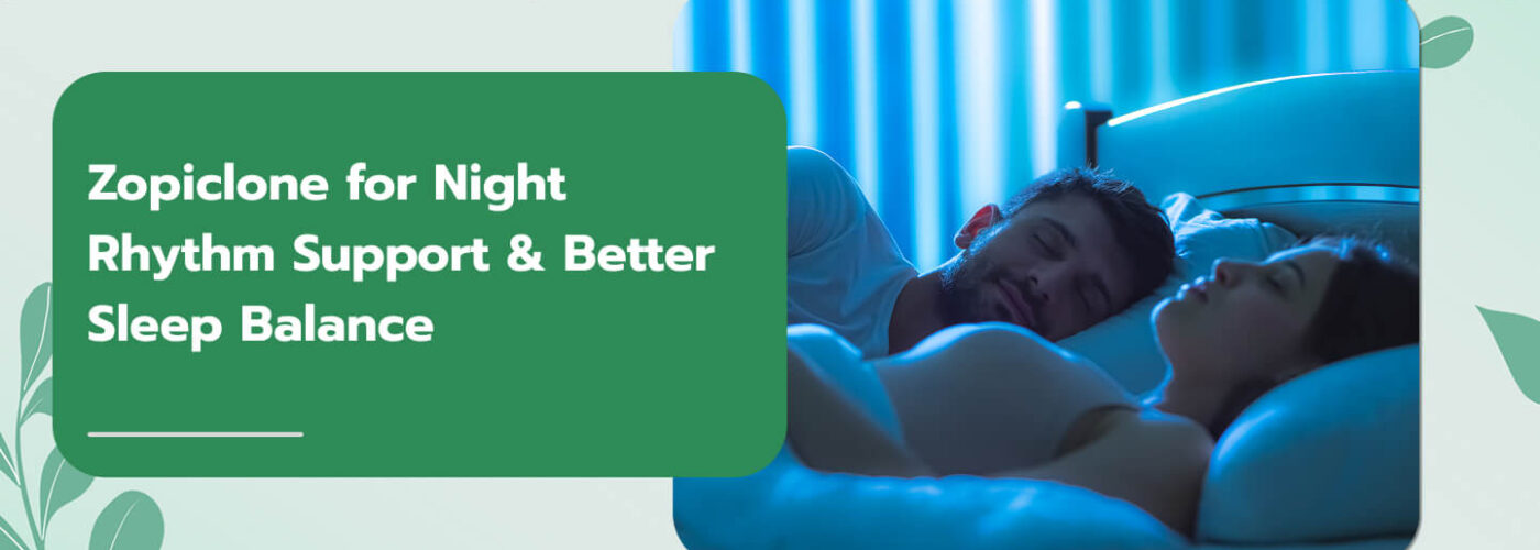 Zopiclone for Night Rhythm Support & Better Sleep Balance